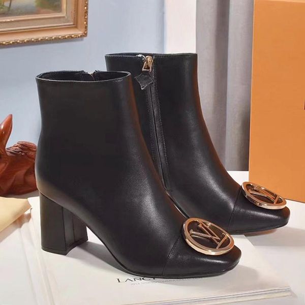 

women fashion shoes madeleine ankle boot zipper bottes femmes snow winter leather big size lady shoes chaussures de femme ankle boots design