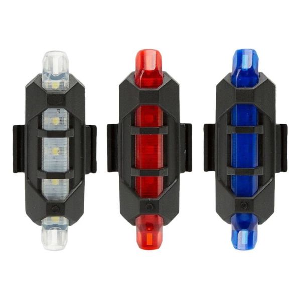 

портативный usb аккумуляторная велосипед заднего света безопасности предупреждение taillight лампа супер яркий водонепроницаемый свет велоси