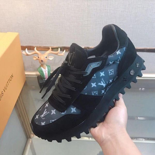 

2020vv customized мода мужская повседневная обувь класса люкс зашнуровать на открытом воздухе обувь тренер кроссовки кожаные с низким уровне, Black