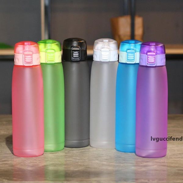 

660ml plastic tumbler sports water bottle plastic cups 22oz travel mugs with spill straw bap free