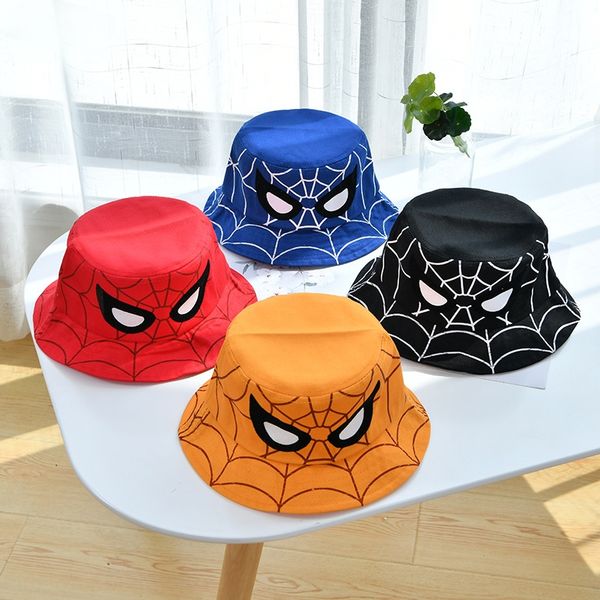 

2020 new printed children's fisherman's cute cartoon style basin sun for men and bucket hat bucket hat women, Yellow