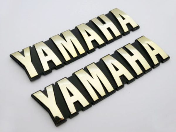 

motorcycle 3d abs 125mm fuel gas tank badge emblem decal sticker for yamaha set