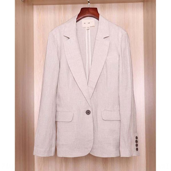

cudof cattle with dust bag 14s ramie primary color one cattledustproofbutton simple g-end small suit 2020 new cattle with dust bag 14s ramie, White;black