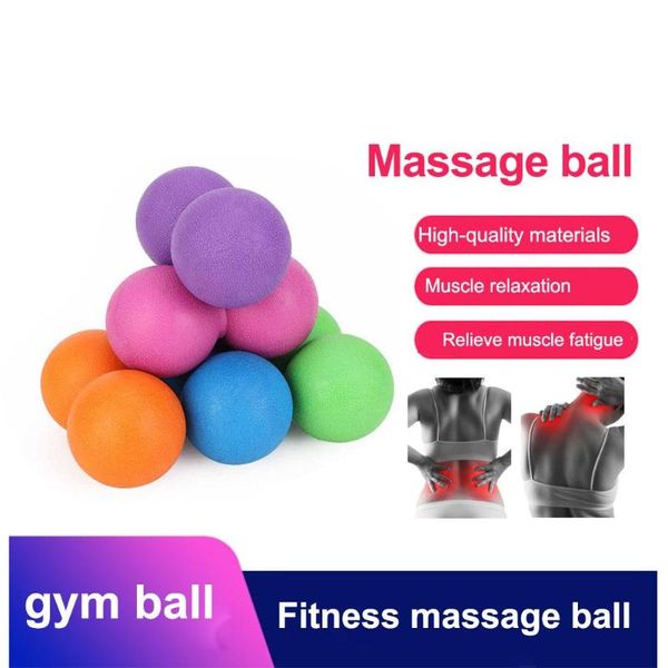 

6.3mm tpr ball fitness relieve gym trigger point massage ball training fascia hockey massage