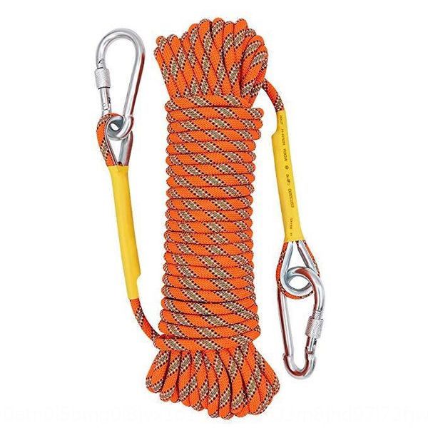 

zvkww 8mm high-strength protective safety polyester escape safety rope wear-resistant aerial work outdoor climbing rock climbing nylon prote