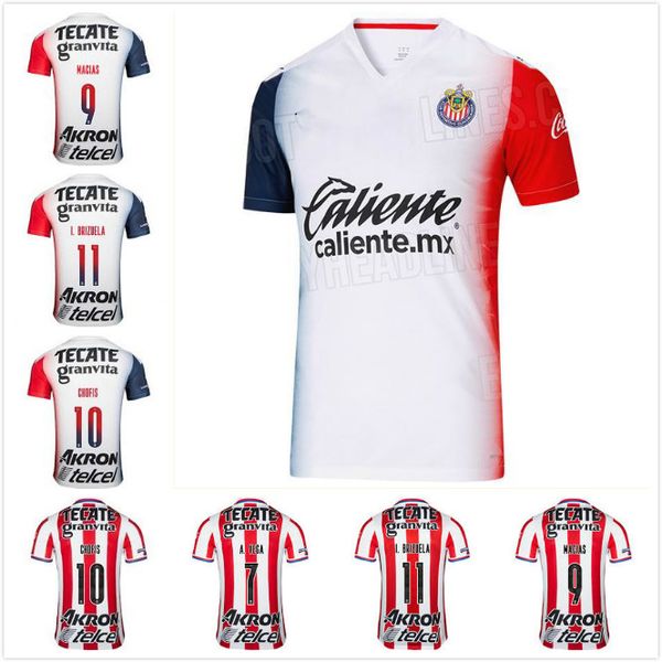

20 21 чивас гвадалахара футбол джерси liga mx chivas 2020 2021 vega camiseta де fútbol brizuel камиз pulido mens джерси детского комплект, Black