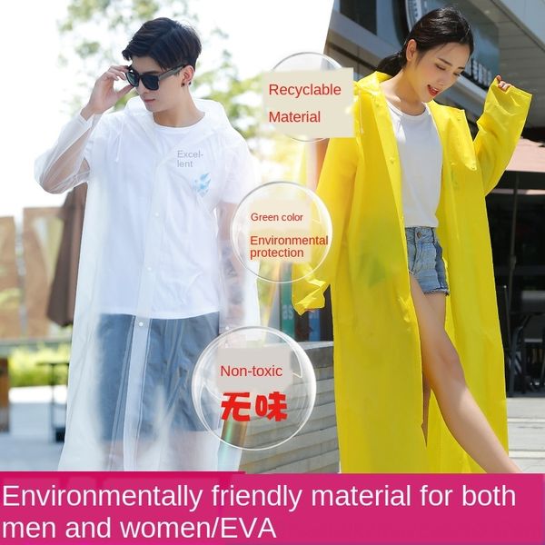 

outdoor fashion riding car raincoat eva electric vehicle electric vehicle poncho pvc raincoat, Red;brown