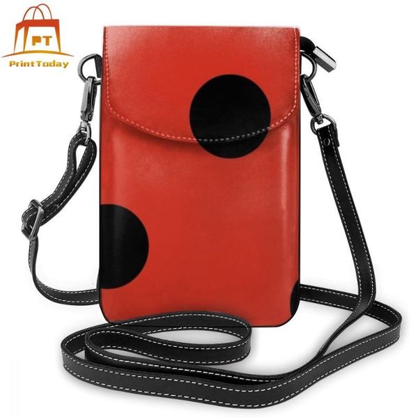 

lady bug shoulder bag lady bug leather bag trendy print women bags slim multi purpose purse