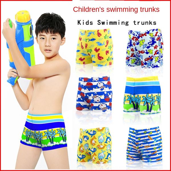 

swimsuit swimming trunks printed children's cartoon swimming trunks children's swimsuits spring beach, Black