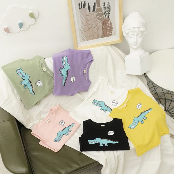 

6czsq 2020 новых мальчиков корейский стиль и девочек хлопка подвязка рубашки подтяжки детской одежды стропа детской одежды мультфильм мало, Blue