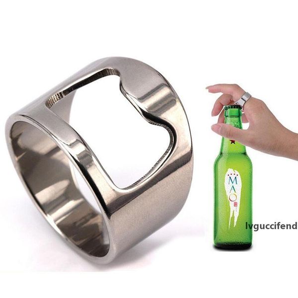 

beer bar tool creative versatile stainless steel finger bottle opener ring party ring kitchen bar tools accessories