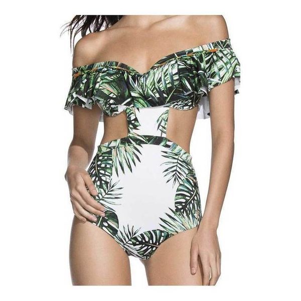 

ruffle summer women wrinkled dress swimsuit high waist swimsuit ladies floral swimwear brazilian beach bottom bikinis, White;black
