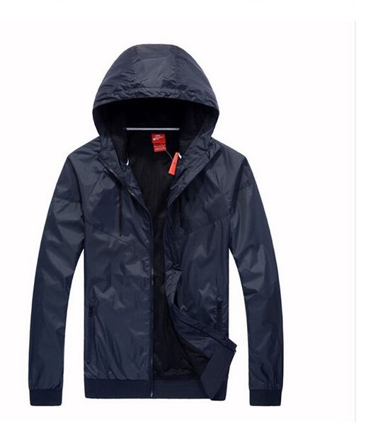 

mens jacket windbreak fashion men and women pullover hoodies lover fall thin j1 windrunner light hoodie hot, Black;brown