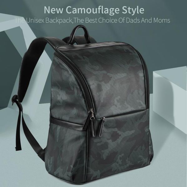 

diaper bags camouflage shoulder waterproof mummy bag daddy backpack baby care for nursing large capacity multifunctional portable