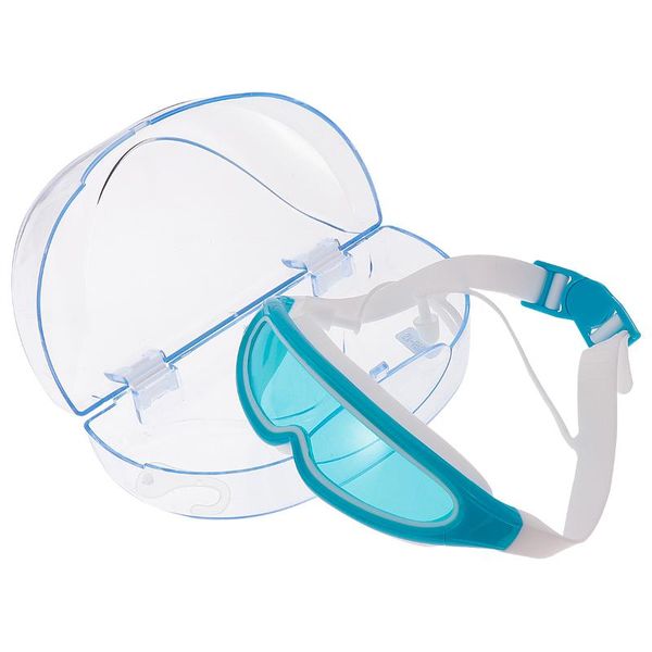 

goggles 1pc kids swimming large frame waterproof fog-proof glasses with earplug