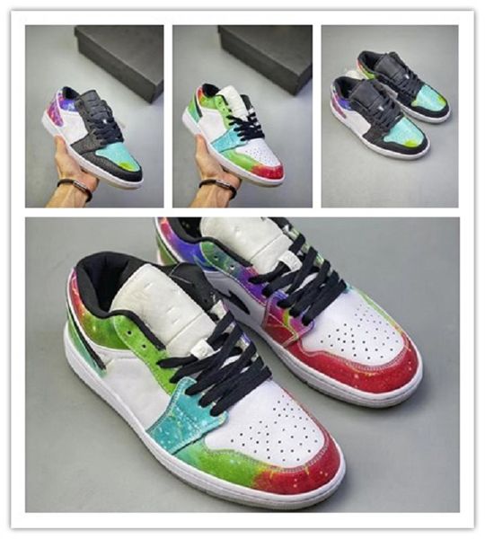 

1s low galaxy men women basketball shoes1s low sweater 1 low multi snakeskin black multi color military trainer sneaker with box