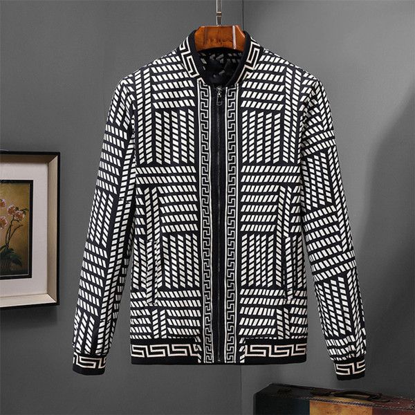 

fashion casual mens designer jackets windbreaker jacket men hooded jacket autumn winter medusa hip hop mens windbreaker, Black;brown