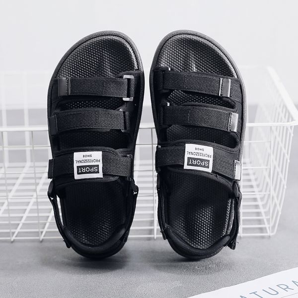 

summer men women sandals for dropshipping, Black