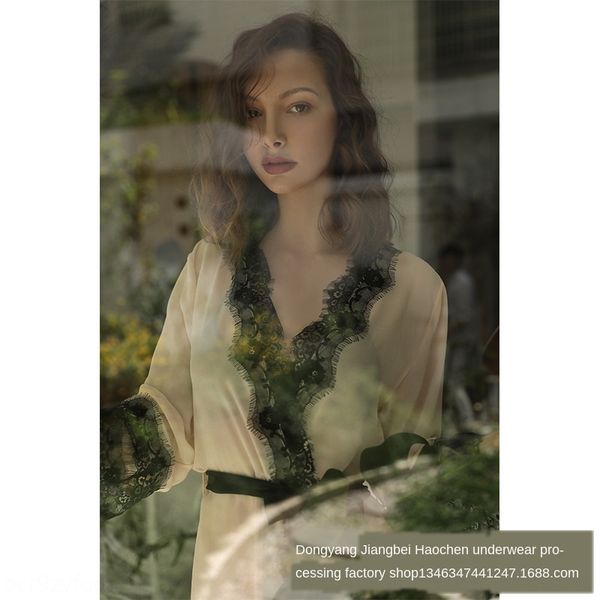 

lingerie temptation suit female nightgown sling large home clothes sling pajamas size lace home clothes large size pajamas, Blue;red