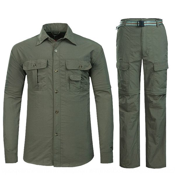 

xu0an quick- sports outdoor sportsclothes outdoor sports set men dual-purpose quick-drying secret service long sleeve short-sleeve quick dr, Gray;blue
