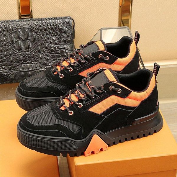 

hiking sneaker mens shoes fashion autumn and winter comfortable lace -up plus size casual mens shoes sale zapatos de hombre, Black