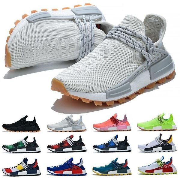 

nmd human race platform shoes fashion pharrell williams mc tie dye solar pack mother designer chaussures star golden mens sports shoes