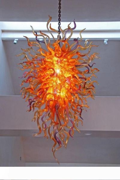 

fancy warm yellow lamps led pendant lamps modern style hand blown chandelier lighting ground floor decor chandeliers