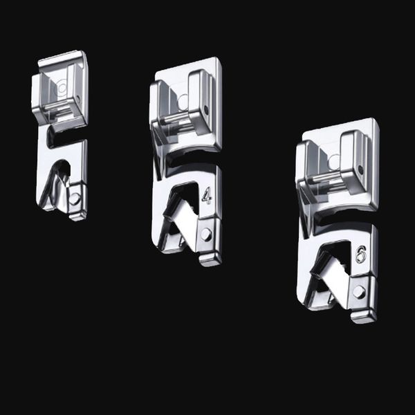 

foot pressure set home sewing machine presser foot sewing accessories hemming presser set accessories 4mm 6mm wide p97, Black