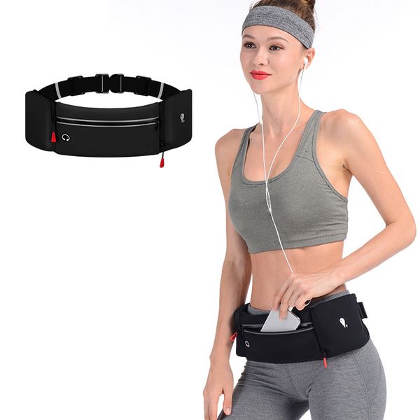 

running belts waist pack women men water adjustable running pouch for hiking fitness travel