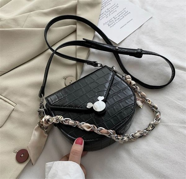 

fashion niche bag female new trend simple and versatile crossbody casual one shoulder saddle bag ing