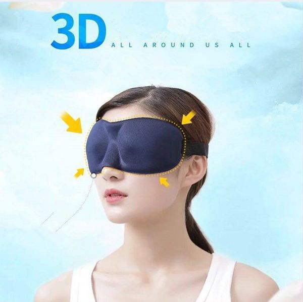 

3d sleep mask fast sleeping eye mask eyeshade cover shade patch women men soft portable blindfold travel sleepmasker ing