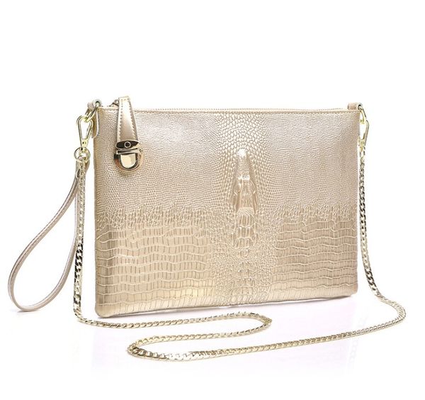 

genuine leather clutch women wristlets bag fashion envelope phone purse shoulder mini bags female crossbody bag