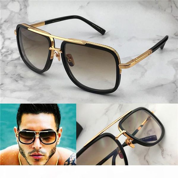 

new luxury sunglasses men design metal vintage fashion style square frame outdoor protection uv 400 lens eyewear with case, White;black