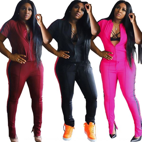 

dn8367 women's ribbon stitching two-piece dn8367 women's ribbon stitching pants jump jumpsuit pantstwo-piece pants suit, Gray