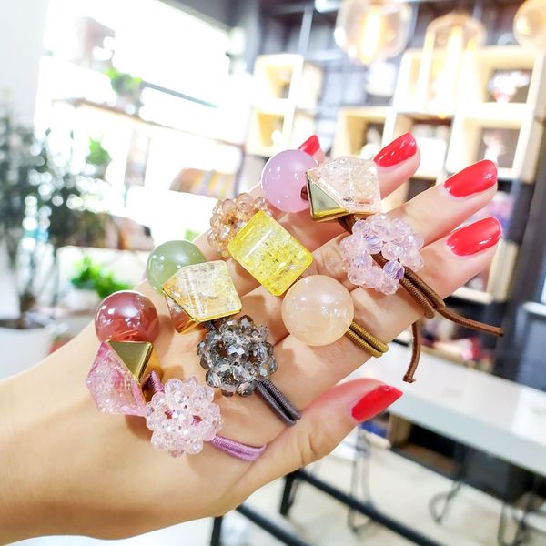 

детских резиновой корейски девушка взрослые леди головы корейской маленькая девочка просто аксессуары резинка группа веревка волос веревка в, Slivery;white