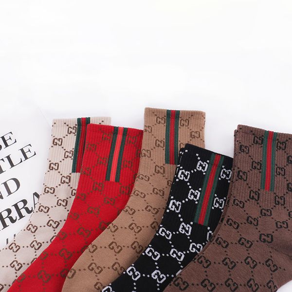 

womens socks fashion autumn winter letter printing personality high tube socks womens trend sock underwear ma01, Black;white