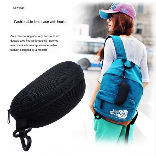 

fashion fashion sun universal anti-pressure case case glasses glasses box hook box, Blue