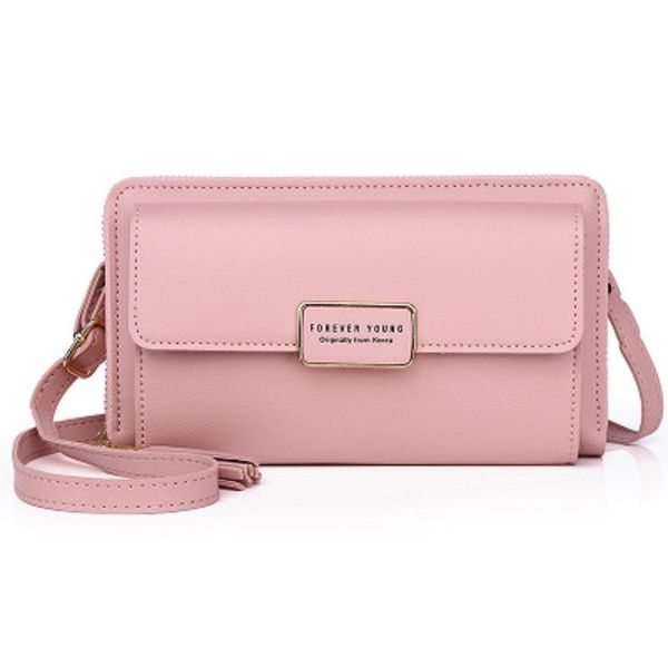

women mini zipper large gapacity shoulder pu leather crossbody bay
