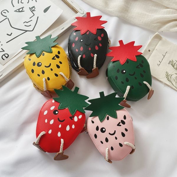 

baby coin purse cute strawberry strawberry accessories small 2020 new boys and girls shoulder messenger bag accessories small bag