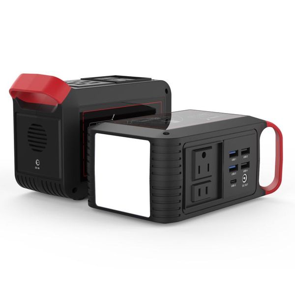 

24000mah 80w 120w power bankportable 110v 220v power station with ac dc usb output