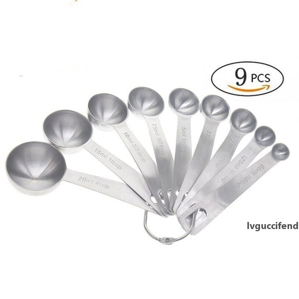 

stainless steel collapsible folding measuring cup and spoon set folding measuring spoons baking cooking tools set lxl1379