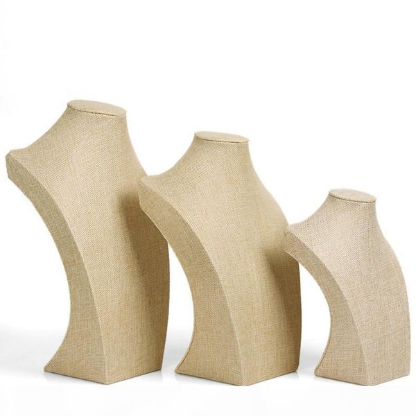 

mannequin display necklace jewelry display necklace holder jewelry bust big size pendant display bust, Black