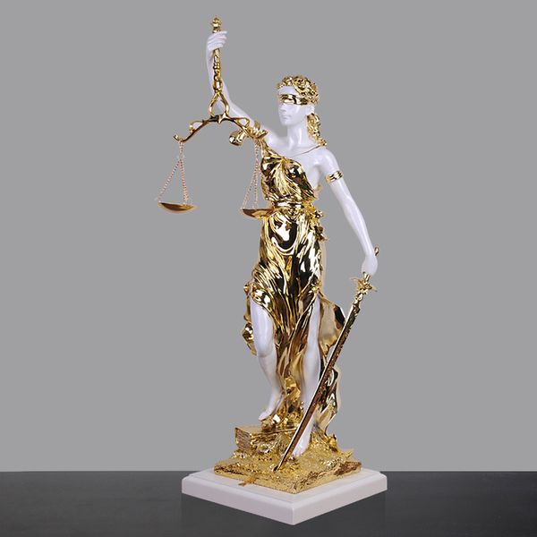 

ancient greek goddess of justice statue resin crafts retro home decoration ornament handmade decor gift for craft sculpture living room