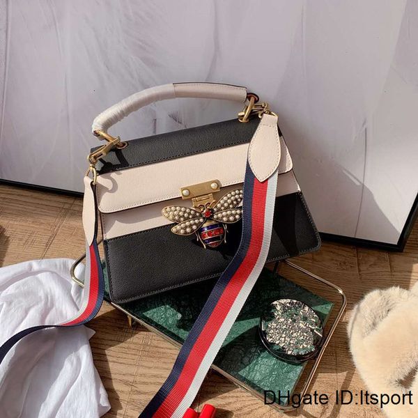 

the new 2020 ms color single genuine leather handbag shoulder bucket bags woman portable oblique satchel girls women package