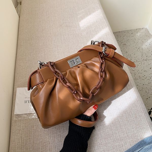 

2020 new shoulder style all-match portable small women's fashion net red ins cloud bag summer shoulder messenger bag