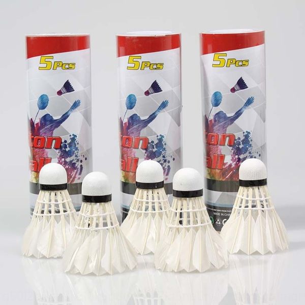 

regail 803-5 5 pack wool ball endurance badminton primary training badminton