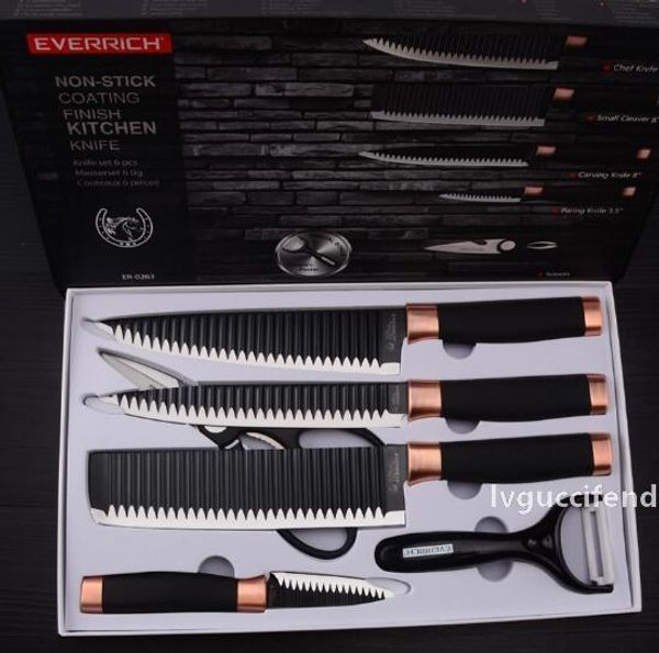 

tool stainless steel gift set knife set of six daily department store kitchen fruit knife set wholesale