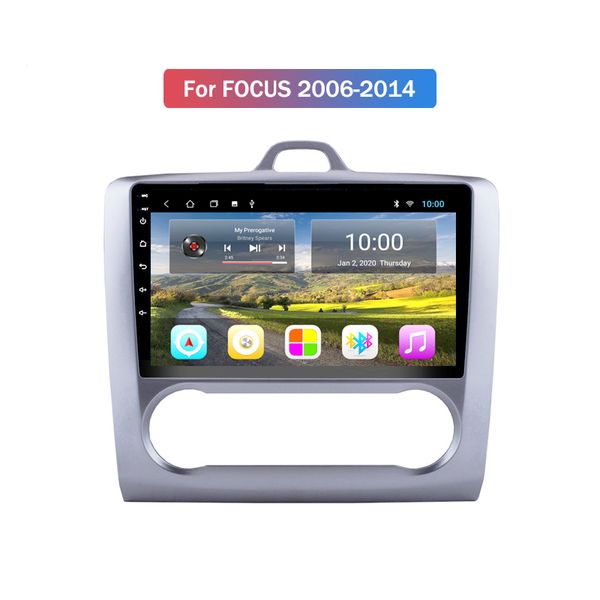 Vídeo Multimídia de 10 polegadas para Ford Focus 2006 2007 2008 2009 2010-2014 Rádio Android Touch Screen
