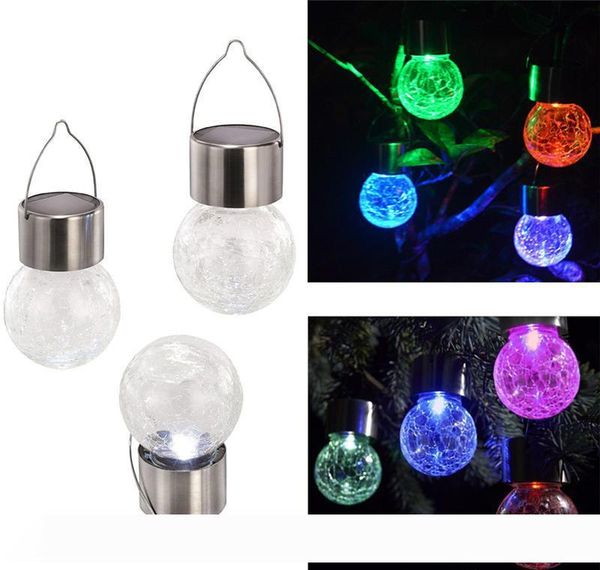 

led solar light lamps hang led ball 7 colour changing garden lights outdoor landscape lawn lamp solar wall lamps