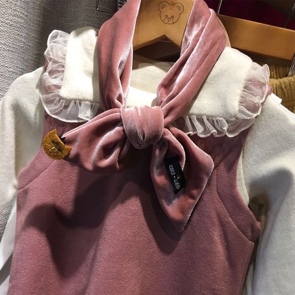 

2020 корейского стиль ребенок бархата весной и осенью новая детская маленький шарф вогнутой формы для мужчин и женщин младенца шарфа мода, Red;brown